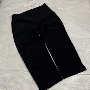Eddie Bauer Black womens stretch ripstop crop pant